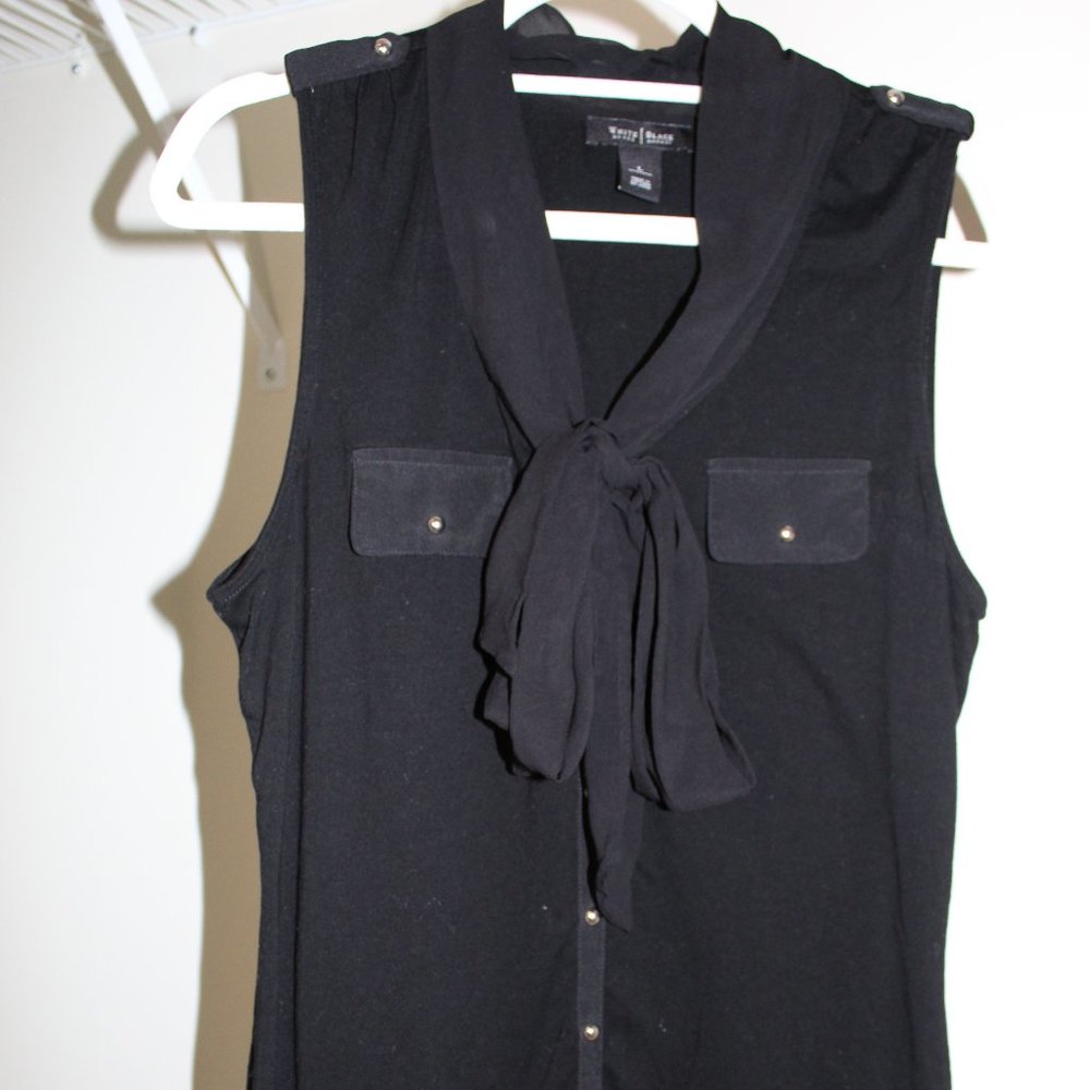 White House Black Market Black Tank Top